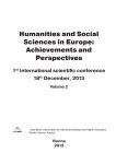Humanities and Social Sciences Achievements and&nbsp;Perspectives_01